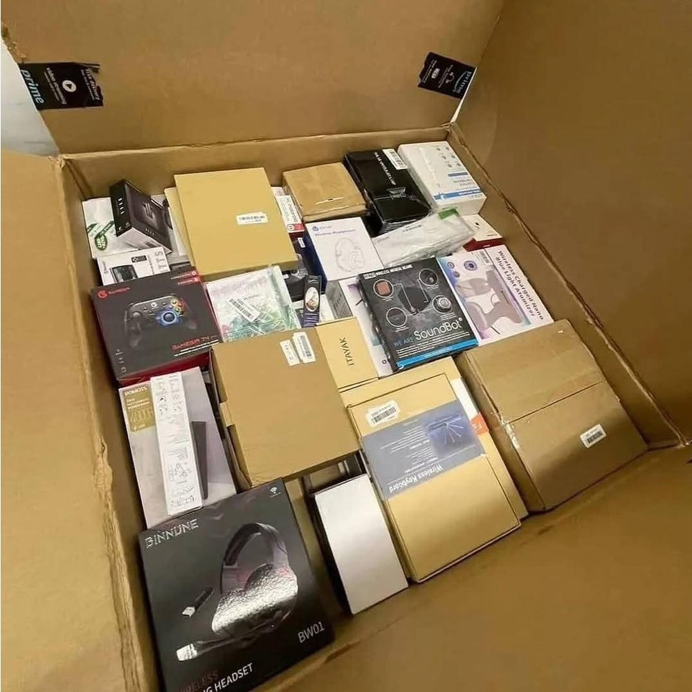 100 pcs Mystery Box Brand New Over Stock Shelf Pull Reseller amazon Walmart